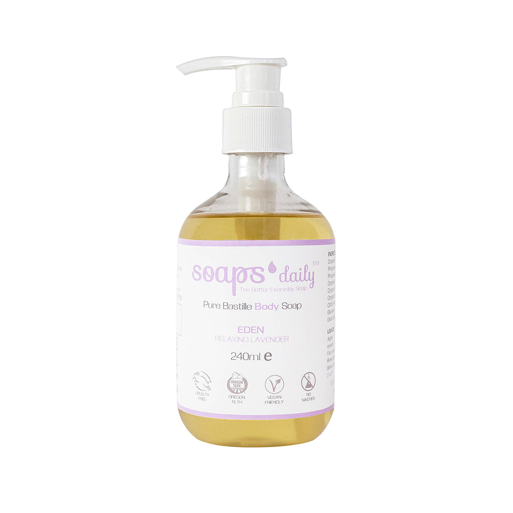 Eden Pure Bastille Body Soap (Relaxing Lavender) Soaps SOAPSDAILY Eden Pure Bastille Body Soap (Relaxing Lavender / 240ML) 