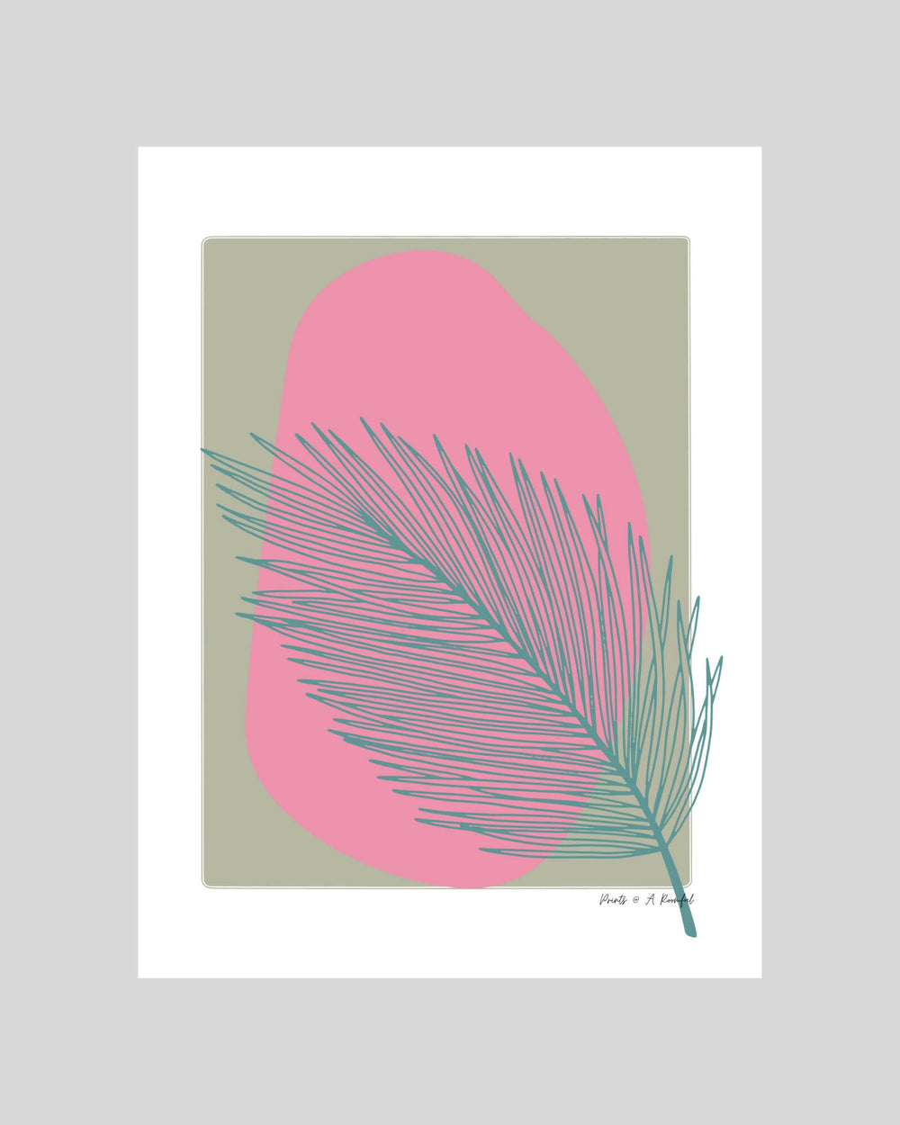 Wall art print : Inspired by nature (Green) Prints Prints@ARoomful 