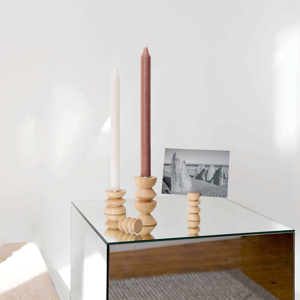 Totem Wooden Candle Holder - Medium Nr. 3 Home Decor 5mm Paper 