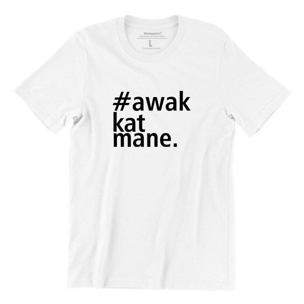 AwakKatMane. Crew Neck S-Sleeve T-shirt T-shirts Wet Tee Shirt / Uncle Ahn T / Heng Tee Shirt / KaoBeiKing / Salty 