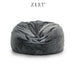 Achelous Premium Bean Bag | Premium Faux Fur Bean Bags Zest Livings Online Large Charcoal Black 