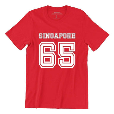 Singapore 65 Short Sleeve T-shirt Local T-shirts Wet Tee Shirt / Uncle Ahn T / Heng Tee Shirt / KaoBeiKing / Salty 