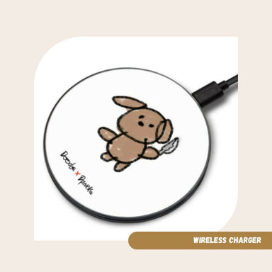 Wireless Charger - Doodle II Personalised Chargers DEEBOOKTIQUE SUSPICIOUS DOG 