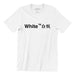 White Board Crew Neck S-Sleeve T-shirt Local T-shirts Wet Tee Shirt / Uncle Ahn T / Heng Tee Shirt / KaoBeiKing / Salty 