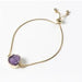 Purple Druzy Bracelet Small Bracelets Colour Addict Jewellery 