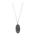 Black Labradorite Geometric Necklace Necklaces Colour Addict Jewellery 