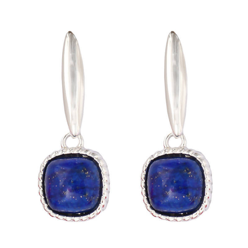 Grandeur Gems - Dangling Earrings Earring Studs Forest Jewelry Lapis Silver 