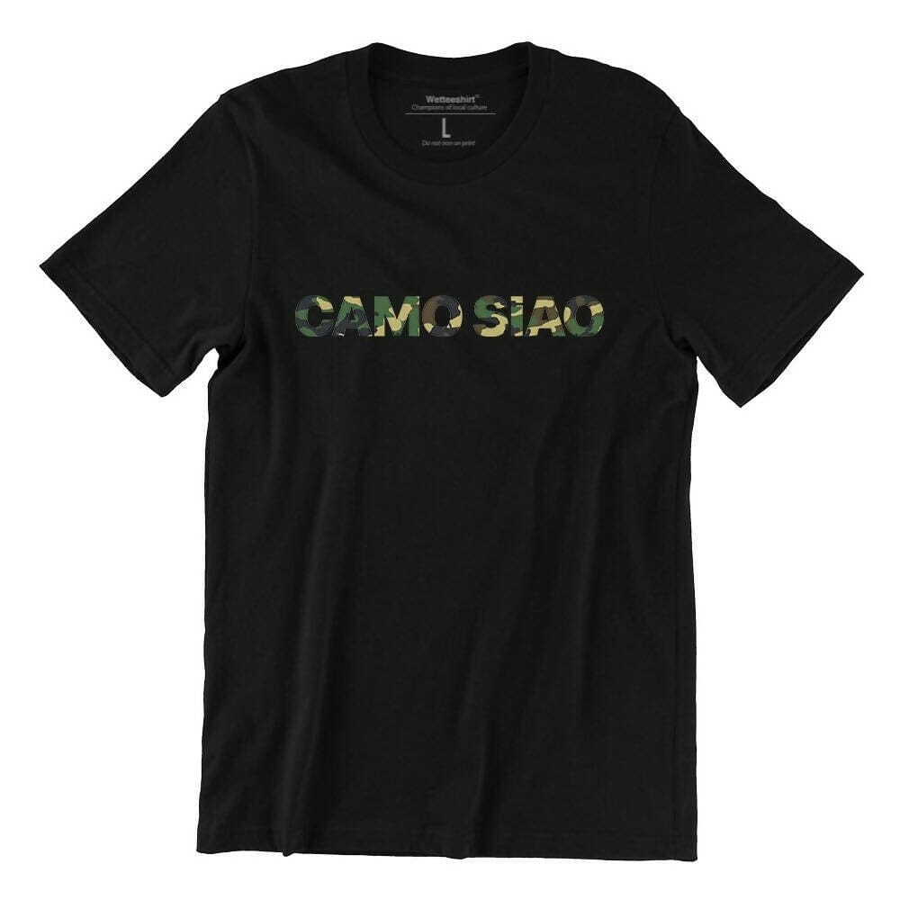 Camo Siao Crew Neck S-Sleeve T-shirt Local T-shirts Wet Tee Shirt / Uncle Ahn T / Heng Tee Shirt / KaoBeiKing / Salty 