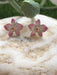 Dendrobium Blush Pink- Petite Orchid Stud Earrings in Rose Gold Plating - Local Jewellery - Forest Jewelry - Naiise