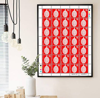 Durian Stamps Print - Prints - Big Red Chilli - Naiise