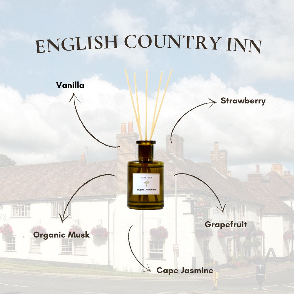 English Country Inn Reed Diffuser (180ml) Reed Diffusers Pristine Aromaq0ysv982 