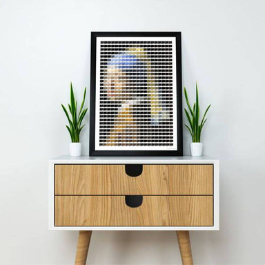 Girl with a Pearl Earring Pantone Print - Prints - Big Red Chilli - Naiise