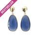 Light Blue Catseye Teardrop Earrings Earrings Colour Addict Jewellery 