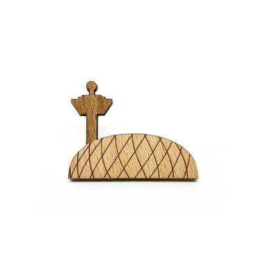 Jewel Changi Airport Wooden Brooch Pin - Local Jewellery - Paperdaise Accessories - Naiise