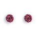 Dainty Gold Plated Flower Bouquet Earrings Earring Studs Forest Jewelry Berry Purple 