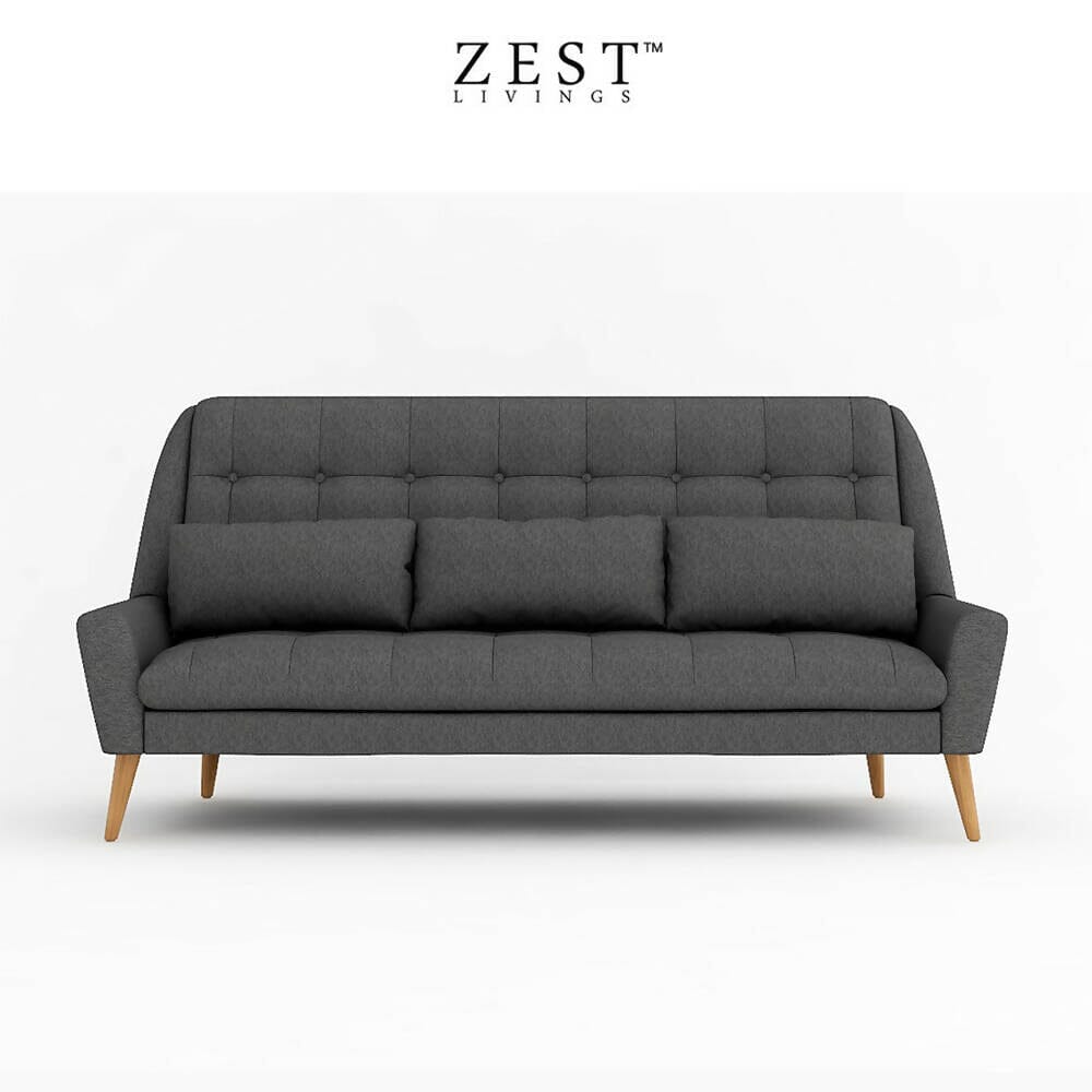 Hope 2.5 Seater Sofa | Scandinavian Design Sofa Zest Livings Online Dark Grey 