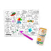 Nibbles by Nom Silicone Colouring Mat (Singapore Edition) Children Colouring Mats Nom.sg Mat + Marker Singapore Icons 