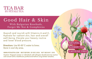 Good Hair & Skin Wellness Tea Teas Petale Tea 