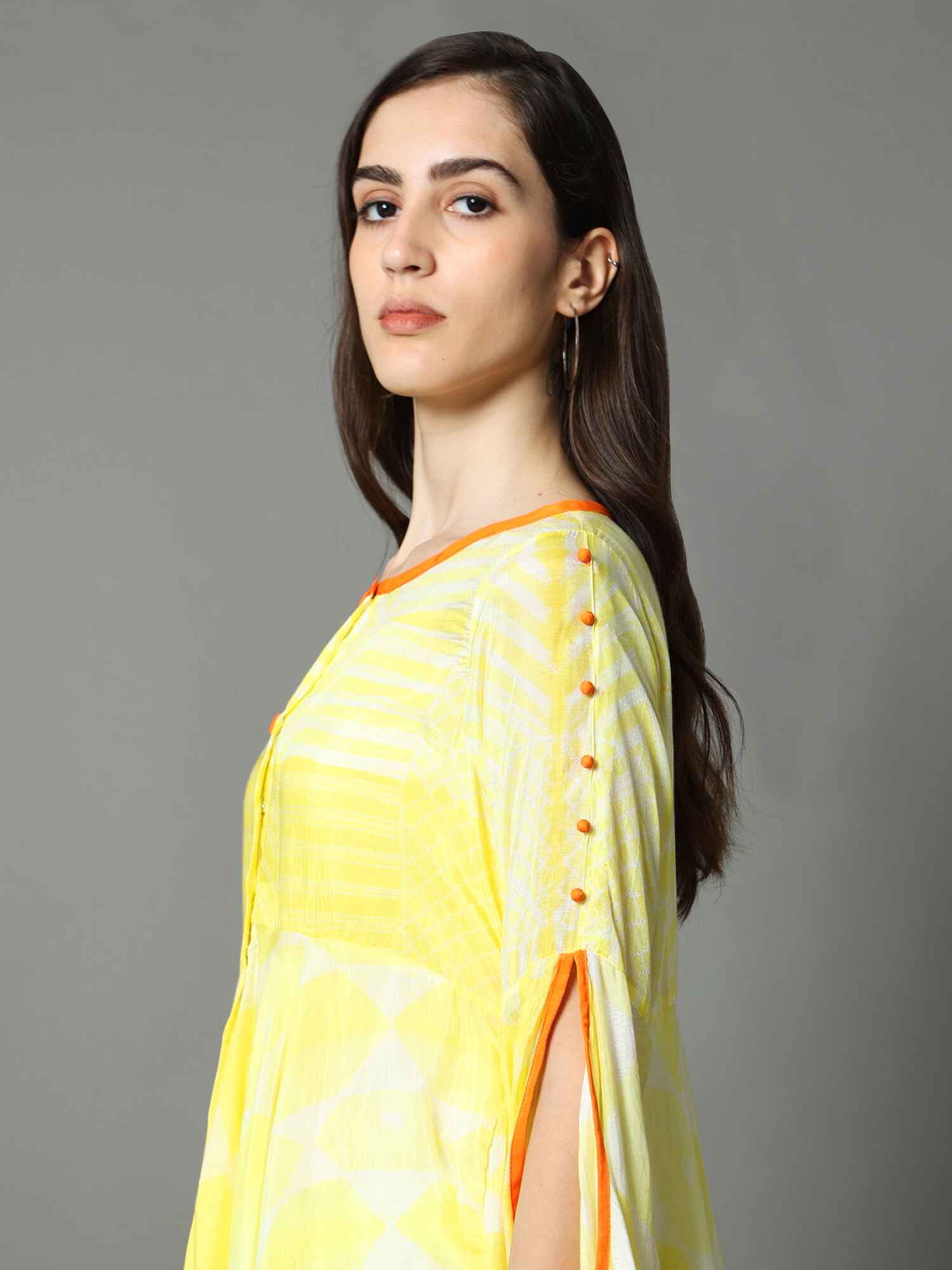 Asymmetric Top With Butterfly Sleeves Tops AMAR KOSA S 