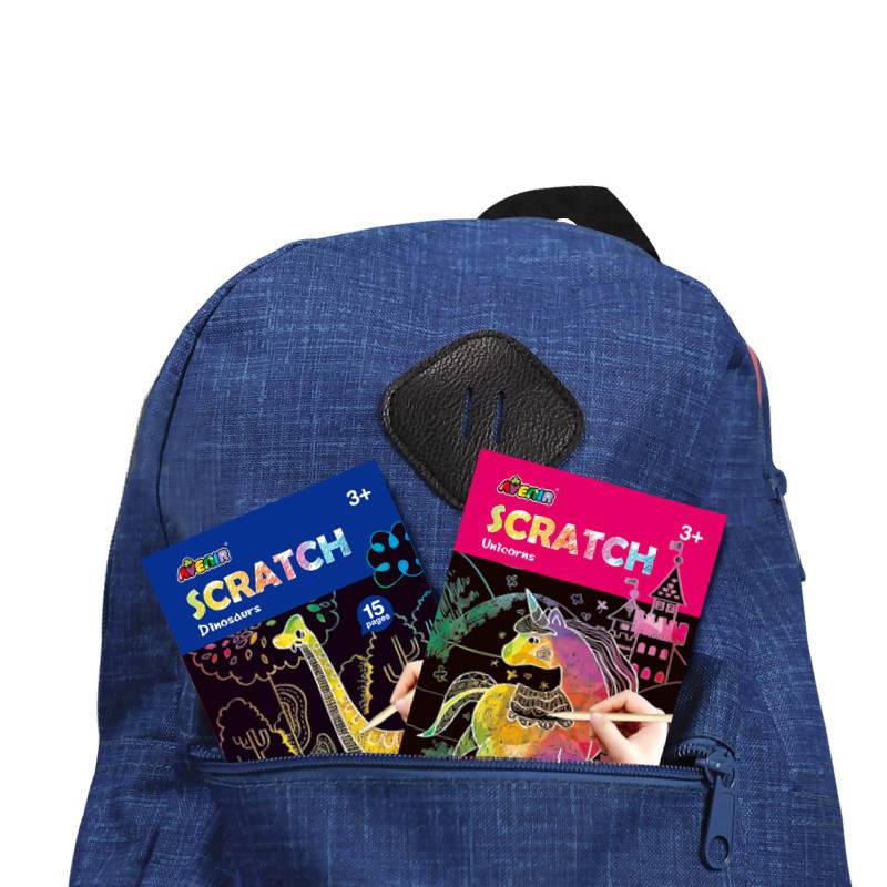 Avenir Mini Scratch Book Kids Activity Kits DUCKS N CRAFTS 