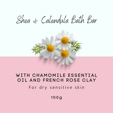 Shea & Calendula Bath Bar with Chamomile Essential Oil Soaps SoapCeuticals 