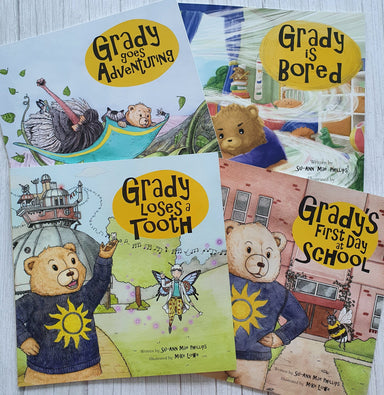 Exclusive - Grady Bear Bundle Set! Children Books Owl Readers Club 