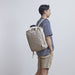 Compact Trunk Backpack Light Beige Backpacks Iluvo 