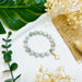 Green Jade (18k Gold Plated Clover) Crystal Bracelet Women's Bracelets Ameliorate Crystals 