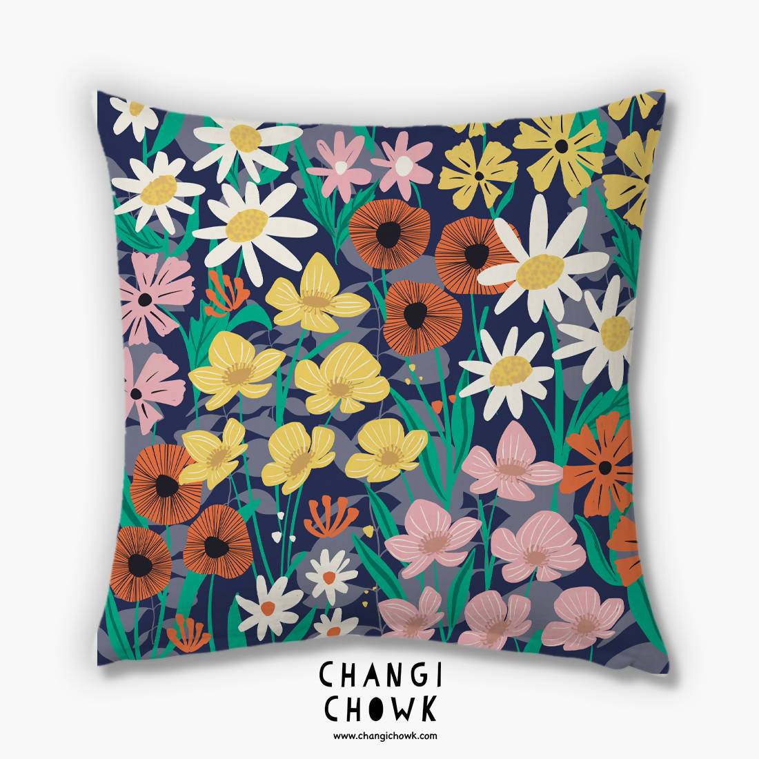 Cushion Cover - Wildflower Meadow - Cushion Covers - Changi Chowk - Naiise