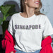Singapore Orchids Short Sleeve T-shirt Local T-shirts Wet Tee Shirt / Uncle Ahn T / Heng Tee Shirt / KaoBeiKing / Salty 