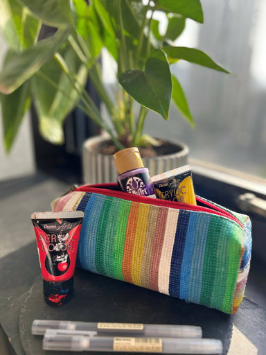 Many Chrome, Up-cycled Pencil case. Pencil Cases Piece Of Peace 