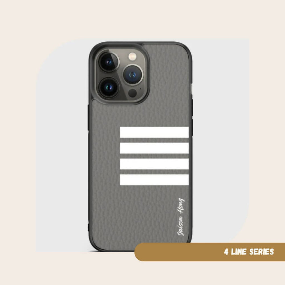 Lettering Service [Customization] - 4 Lines Phone Cases DEEBOOKTIQUE GREY 