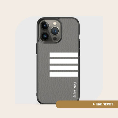 Lettering Service [Customization] - 4 Lines Phone Cases DEEBOOKTIQUE GREY 