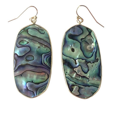 Abalone Shell Geometric Earrings Earrings Colour Addict Jewellery 