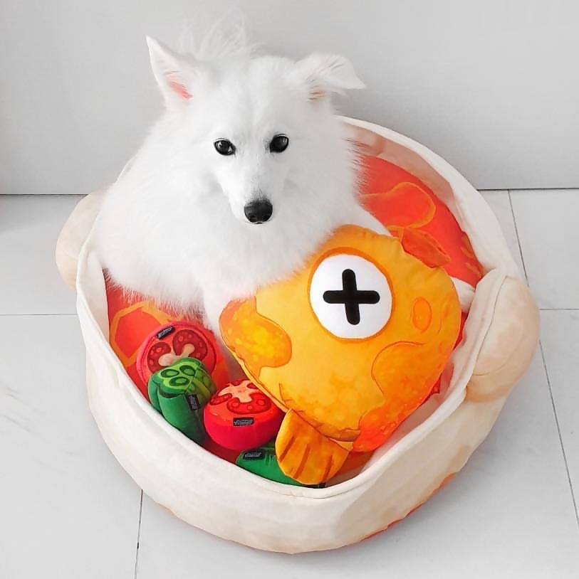 Curry Fish Head Pet Bed Set - Pet Beds - Furball Collective - Naiise