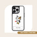 Card Storage & Stand Series - Doodle Phone Cases DEEBOOKTIQUE SUSPICIOUS CAT 