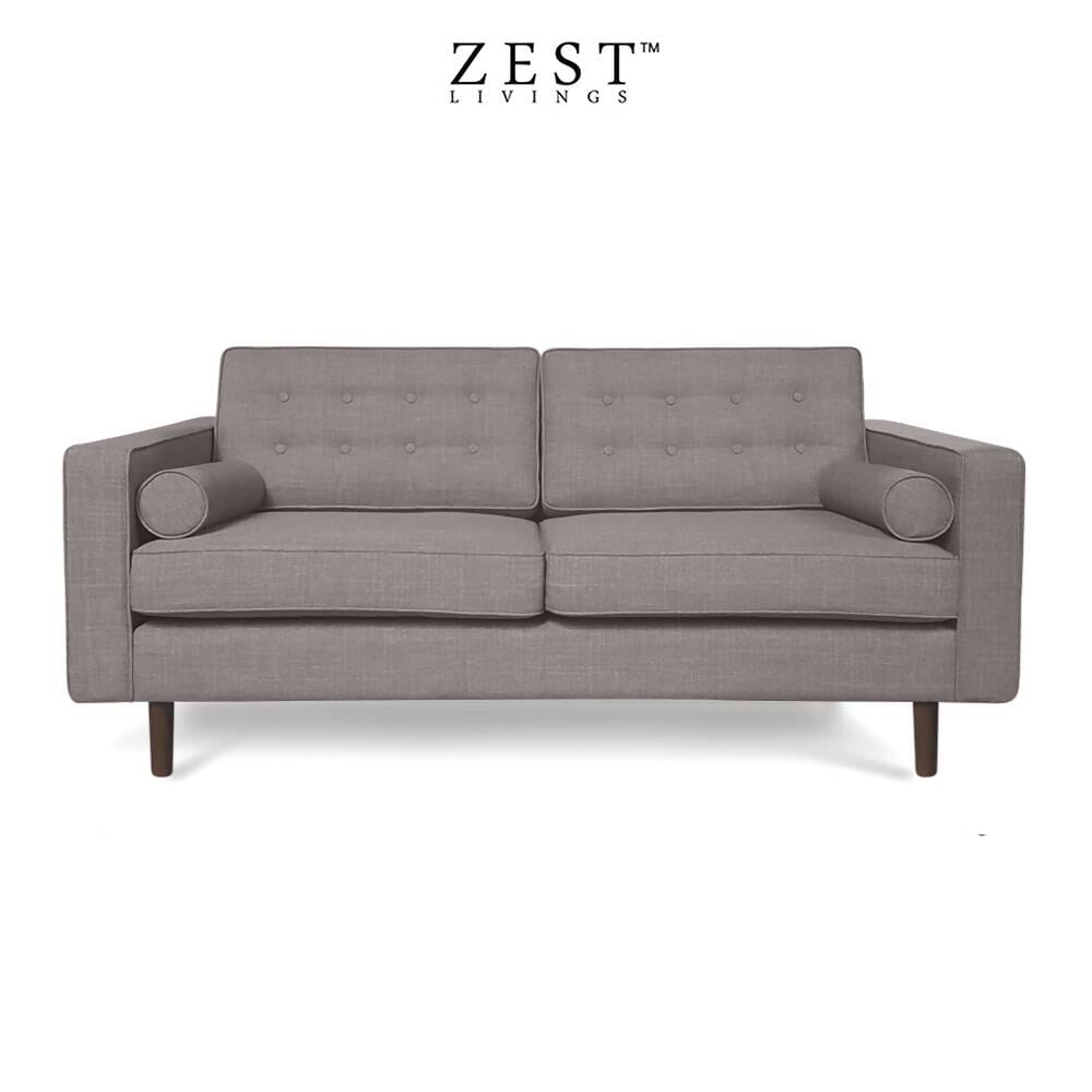 Tatler 2 Seater Sofa | European Style Sofa Zest Livings Online Light Grey 