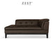Ernie 2 Seater Sofa | Smooth Faux Leather Sofa Zest Livings Online Cocoa 