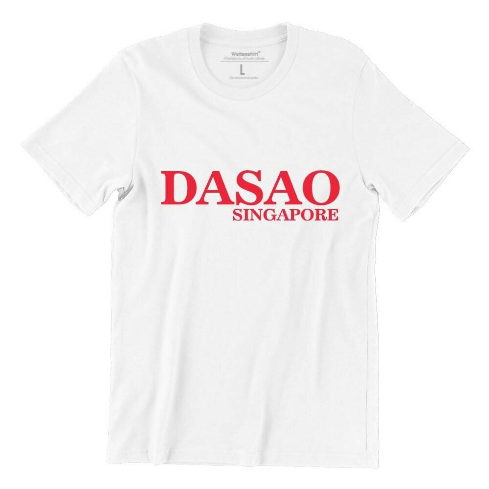 DASAO SG Crew Neck S-Sleeve T-shirt Local T-shirts Wet Tee Shirt / Uncle Ahn T / Heng Tee Shirt / KaoBeiKing / Salty 