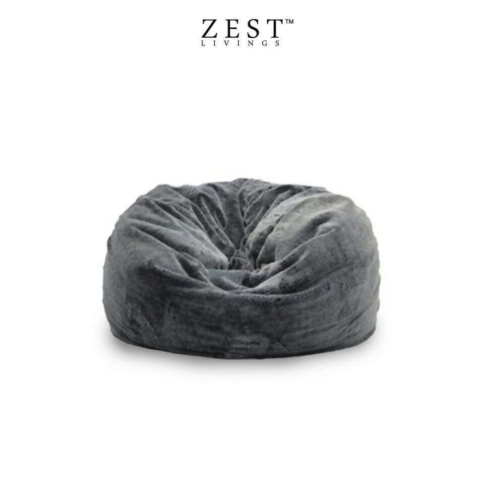 GRENZO FURNITURE: [Grenzo 185]- Comfy Fabric Large Bean Bag Sofa with  [2.5kg] Bean Filling XL Size | Shopee Malaysia