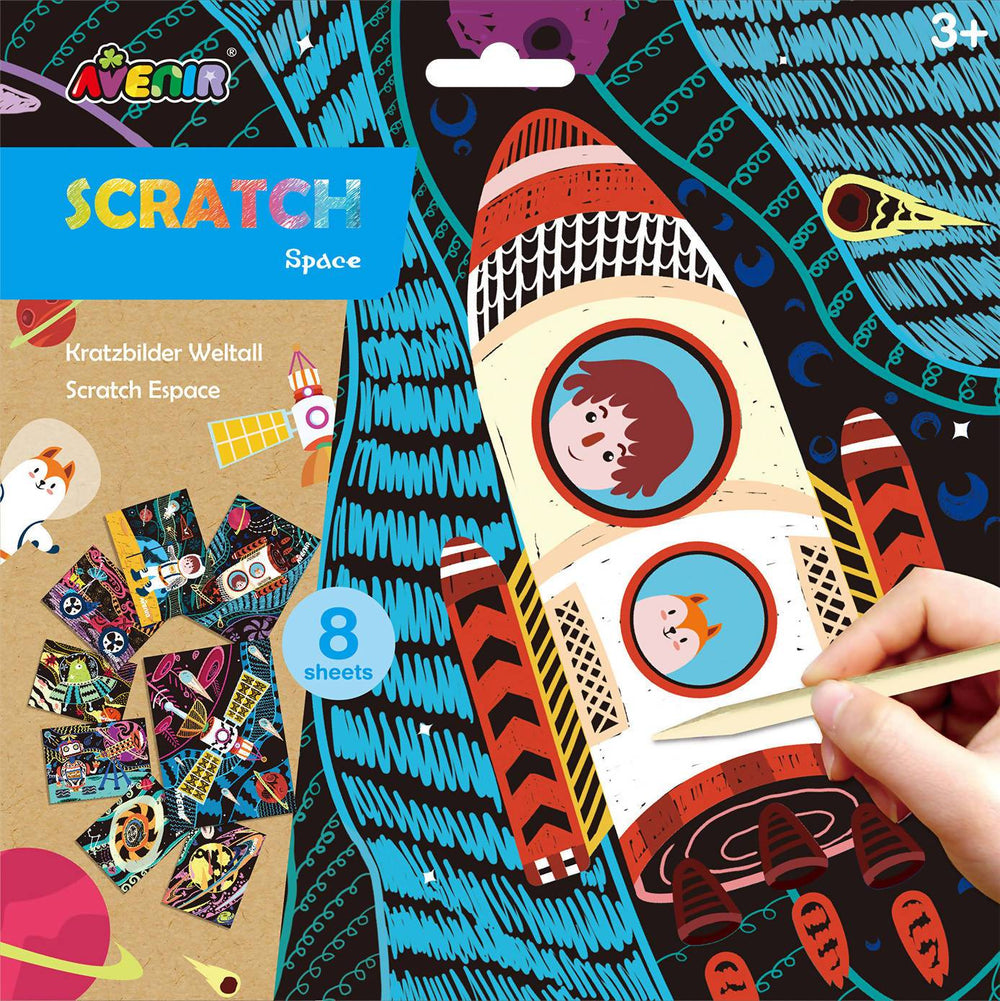Avenir Scratch For Boys Kids Activity Kits DUCKS N CRAFTS 