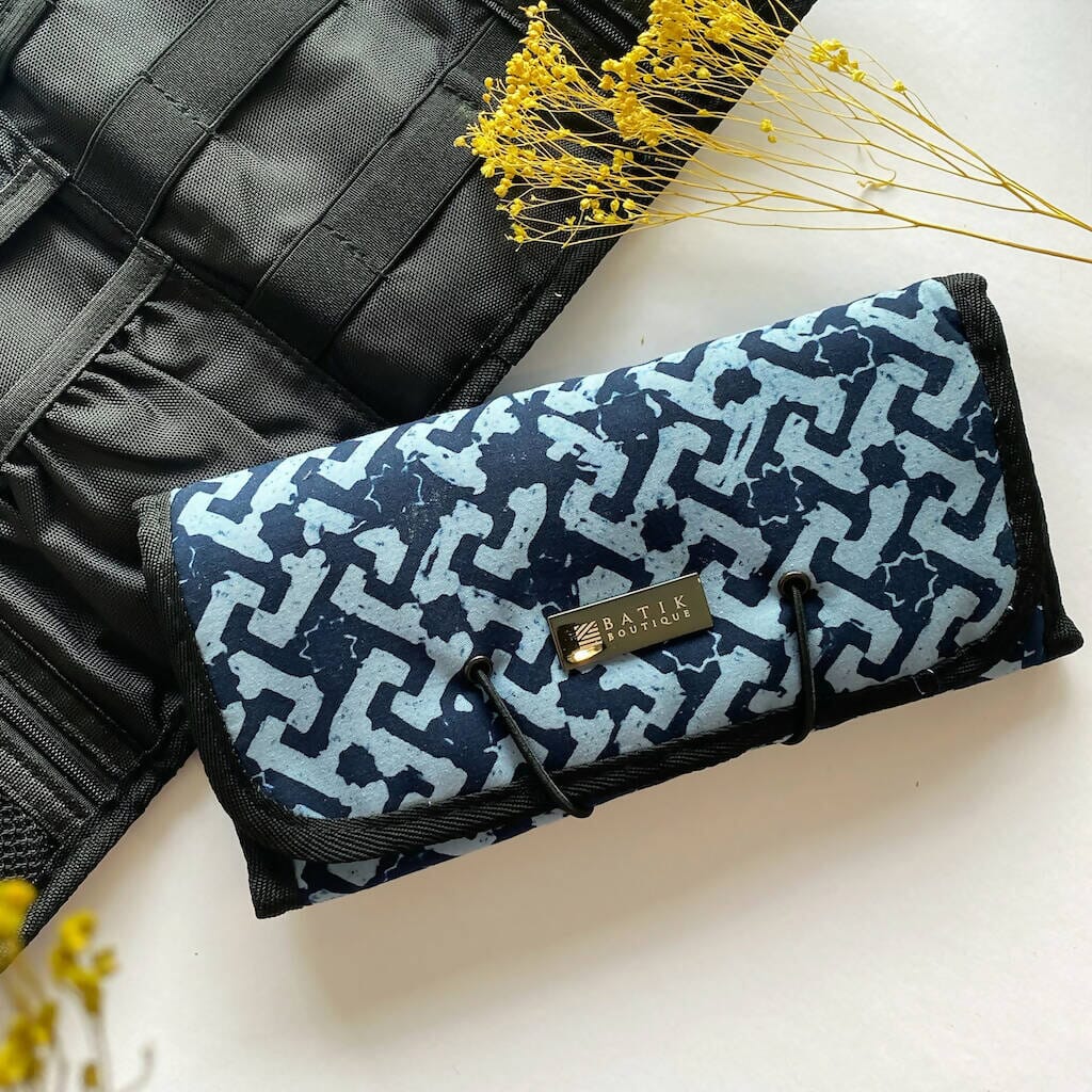 Batik Roll Up Travel Pouch Travel Accessories Batik Boutique 