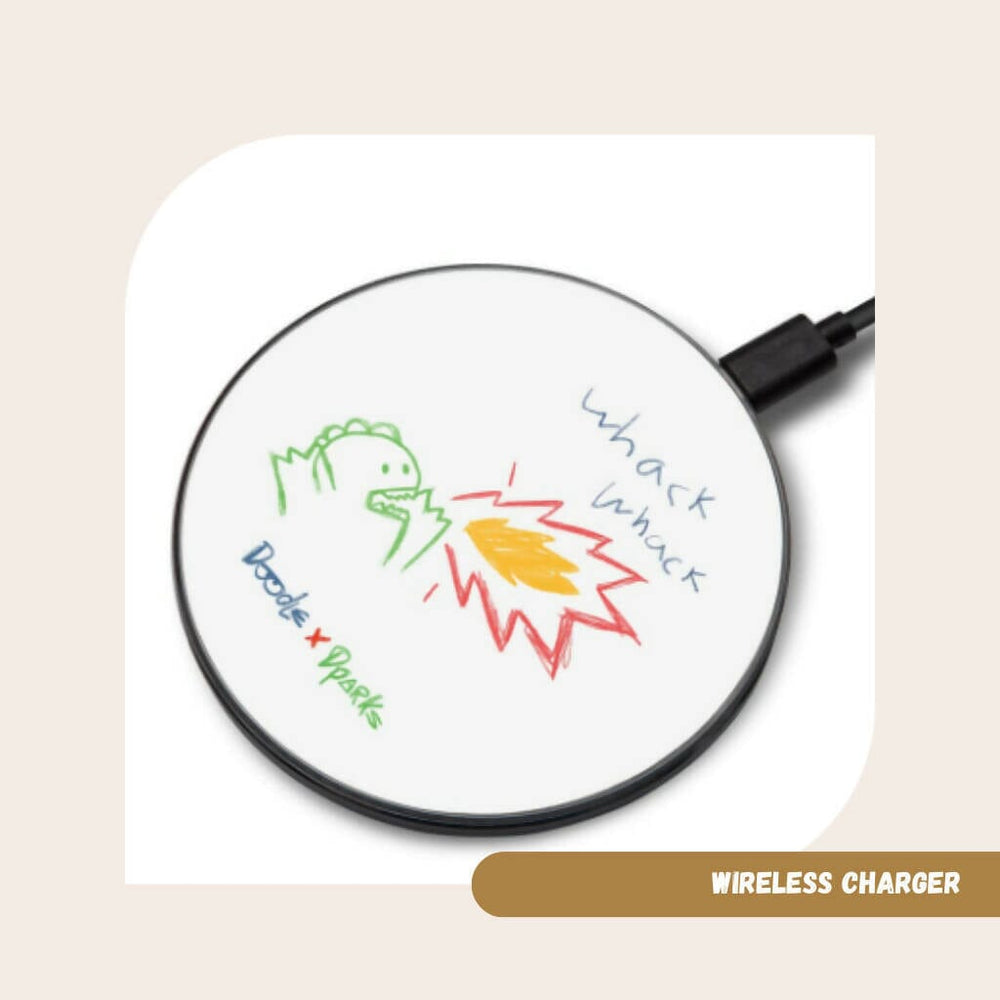 Wireless Charger - Doodle Personalised Chargers DEEBOOKTIQUE WHACK WHACK 