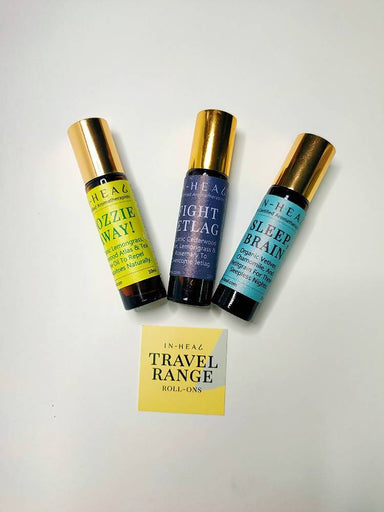 Aromatherapy Oil Roll-On Gift Set - Travel Range - Essential Oil Roll-Ons - IN-HEAL - Naiise