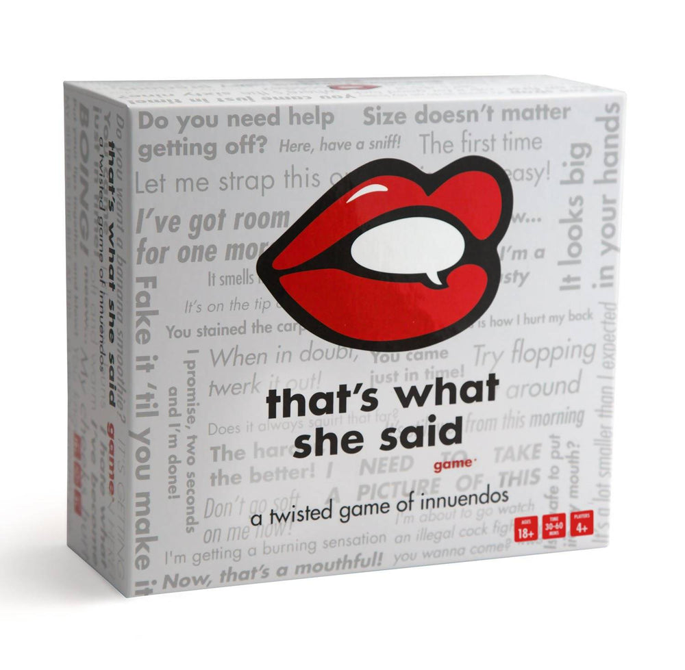That's What She Said Card Game - Card Games - Allink Int Pte Ltd - Naiise