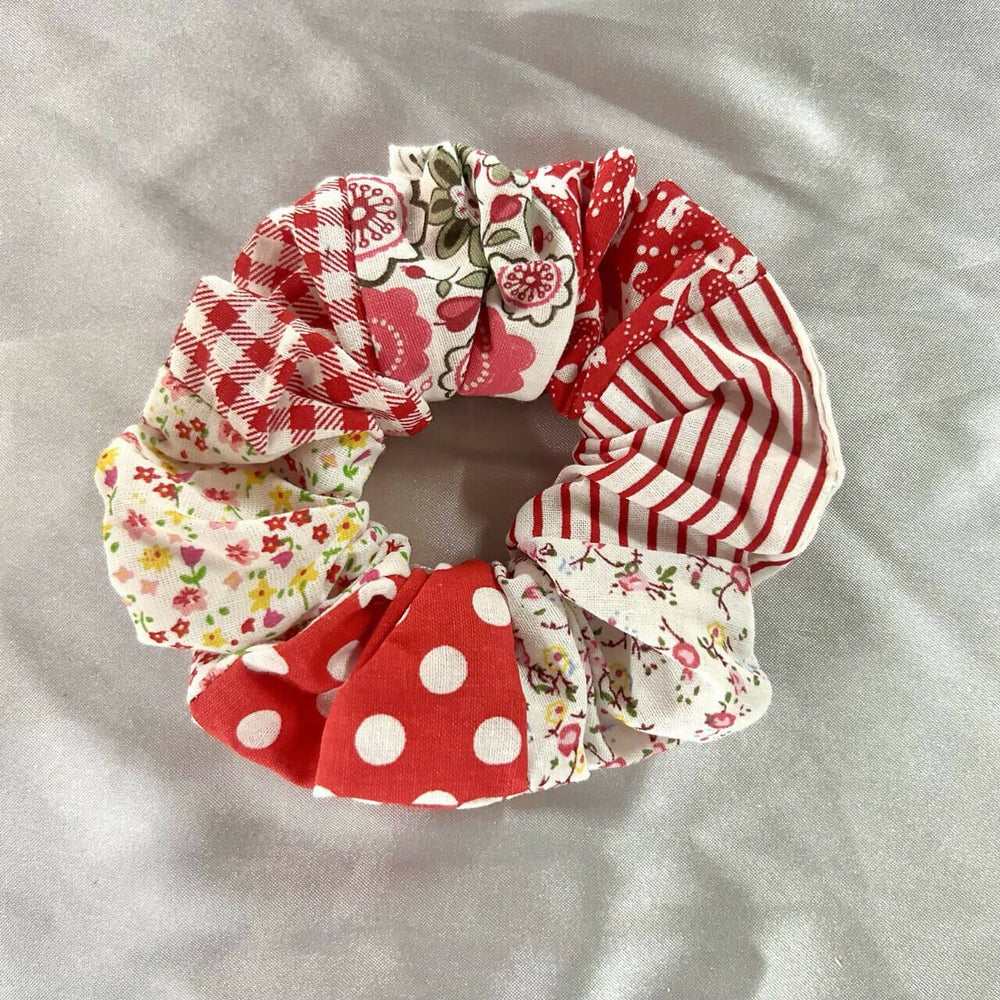 Happy Patches l Scrunchy New Arrivals The Scrunchy Corner Bold Red 
