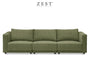 Switch 4 Seater Sofa | Modular Sofa | EcoClean Fabric Sofa Zest Livings Online Seaweed 