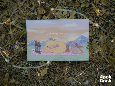 "I DUCKING LOVE YOU" postcard Postcards DUCKDUCK 