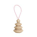 Wooden Christmas Tree Hanger - Tree Nr. 5 Home Decor 5mm Paper Pastel Pink 