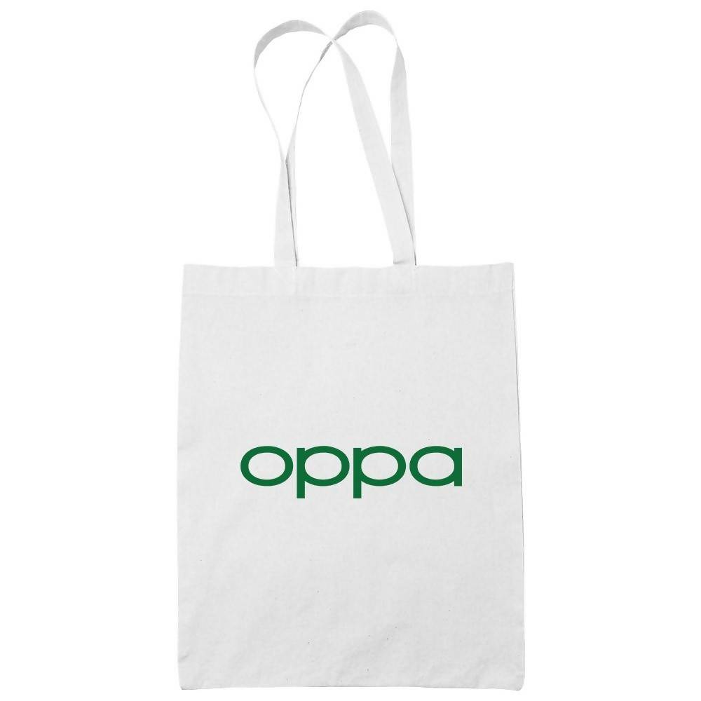 OPPa Cotton Tote Bag Local Tote Bags Wet Tee Shirt / Uncle Ahn T / Heng Tee Shirt / KaoBeiKing Canvas Square CanvasnUnbleachedn31cm X 33cm 